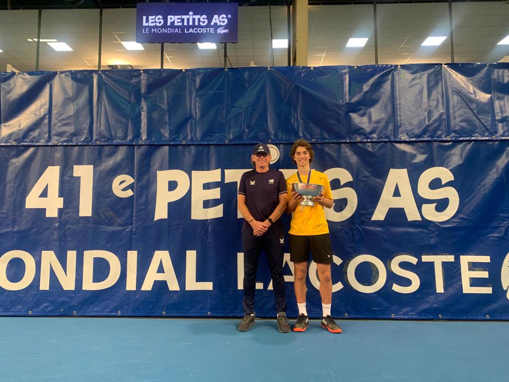 Mark Ceban becomes second Brit to lift prestigious Les Petit As singles title