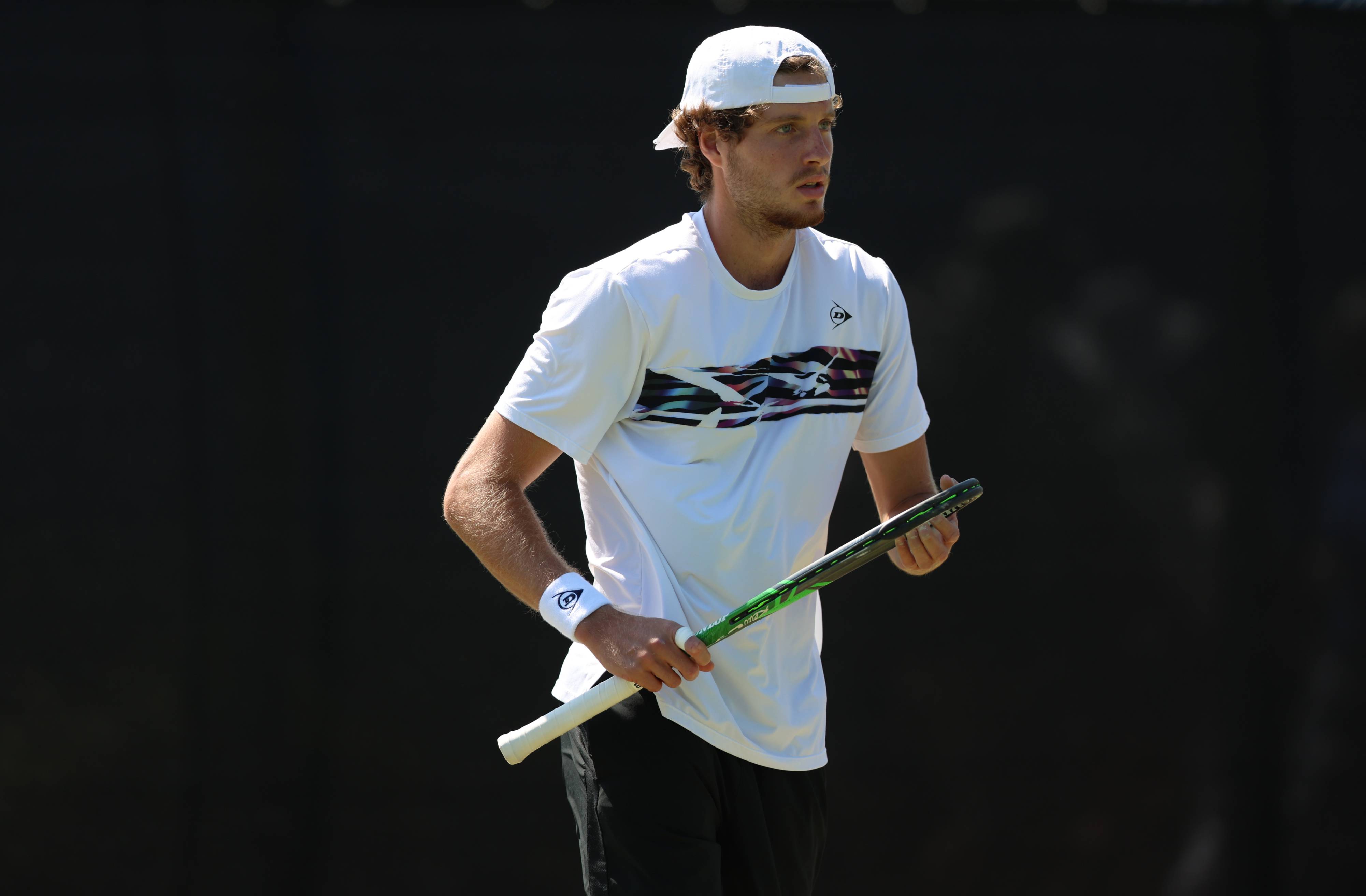 Connor Thomson in action at the Rothesay Open Nottingham