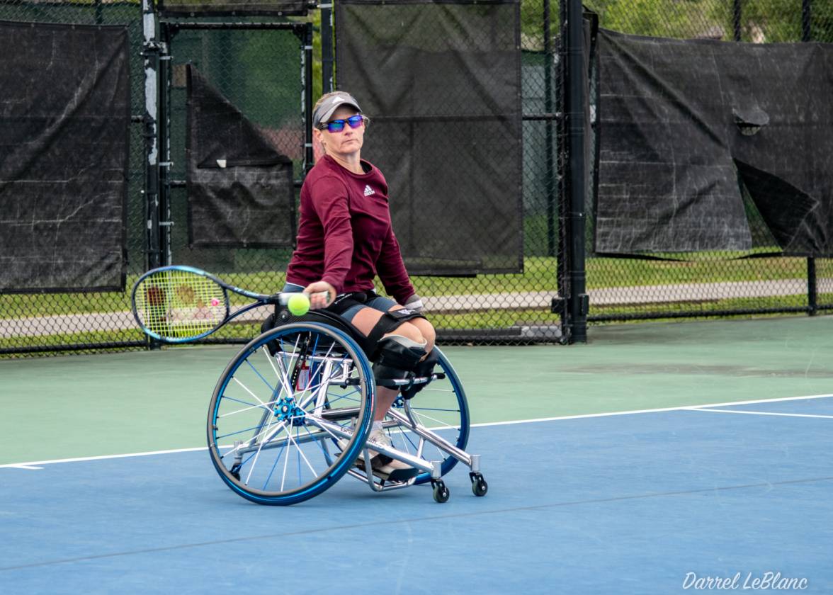Cornelia Oosthuizen in actrion at the Cajun Classic 2023