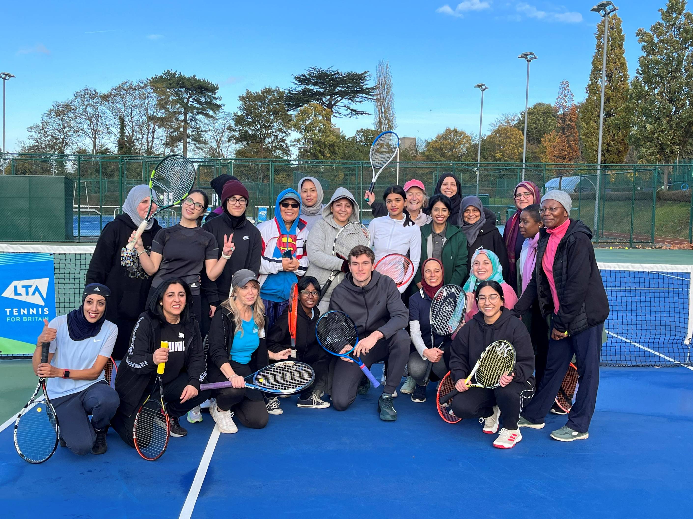 “This is where it starts – tennis can be for everyone’ – Jack Draper meets LTA Award winners from the Carolle & Iman Tennis Programme
