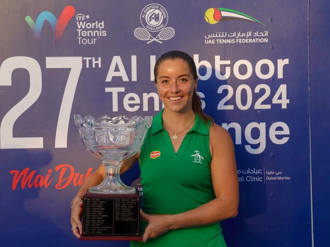 Jodie Burrage wins biggest title of her career at W100 Dubai