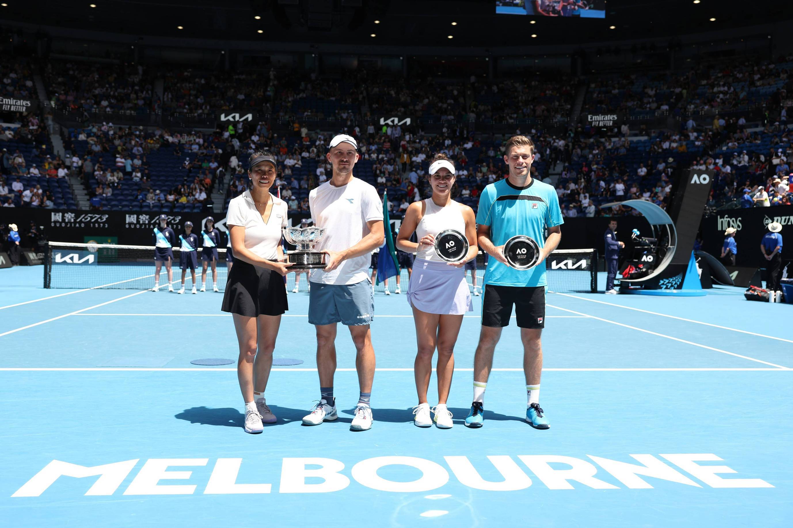 Australian Open 2024: Neal Skupski & Desirae Krawczyk finish runners-up in mixed doubles final