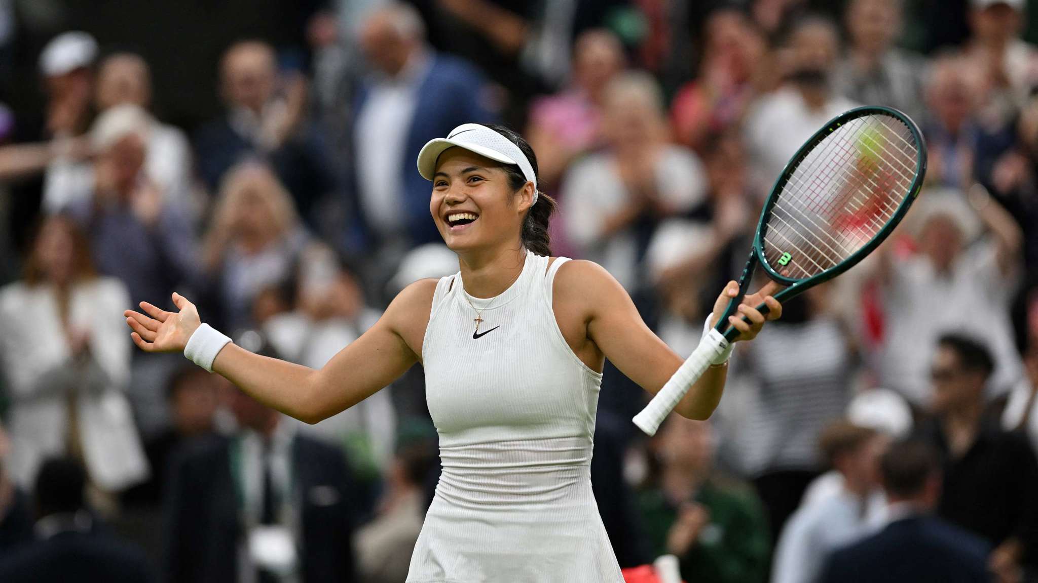 Wimbledon 2024: Emma Raducanu charges into fourth round after defeating ninth seed Maria Sakkari