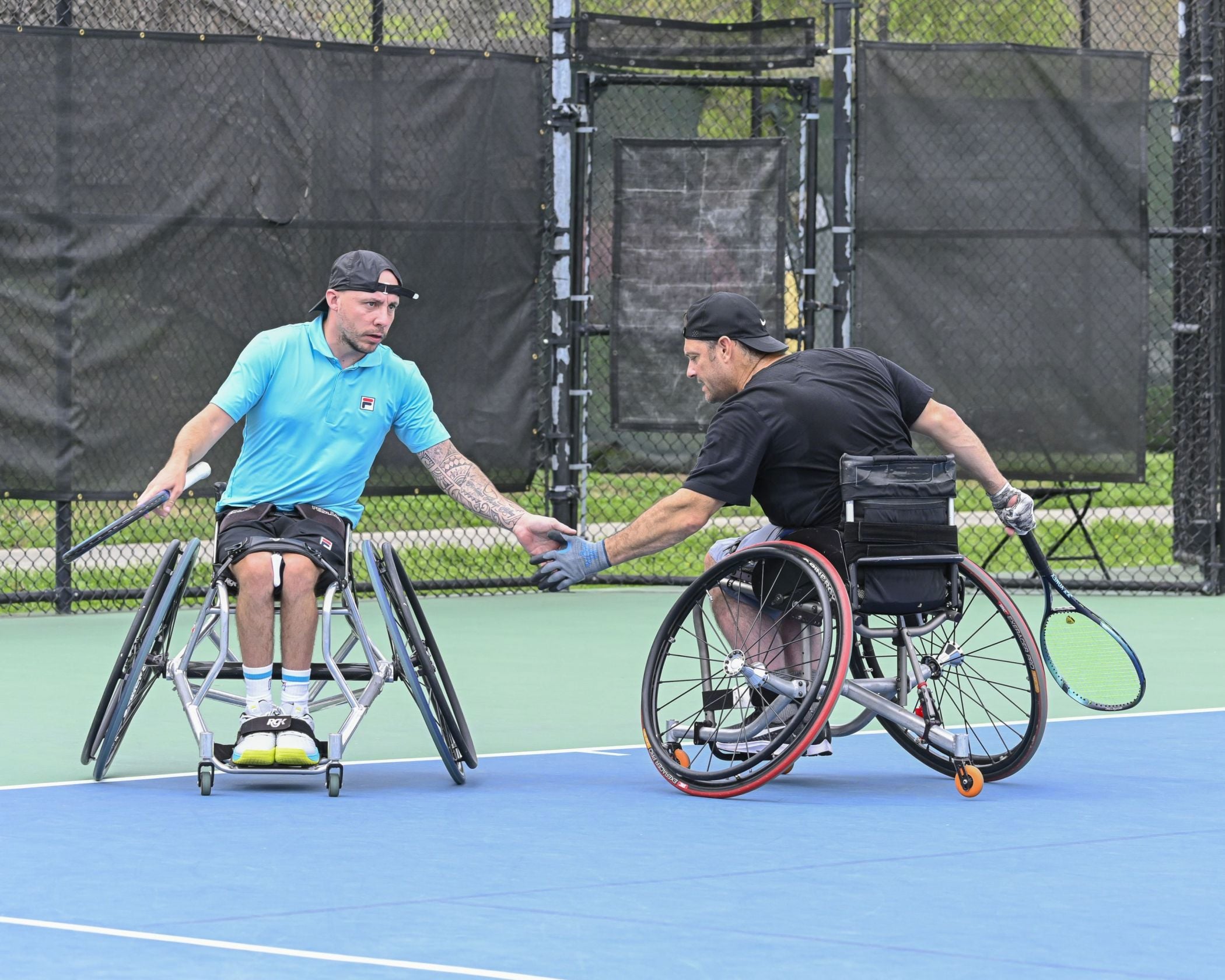 Andy Lapthorne and David Wagner at the Cajun Classic 2024
