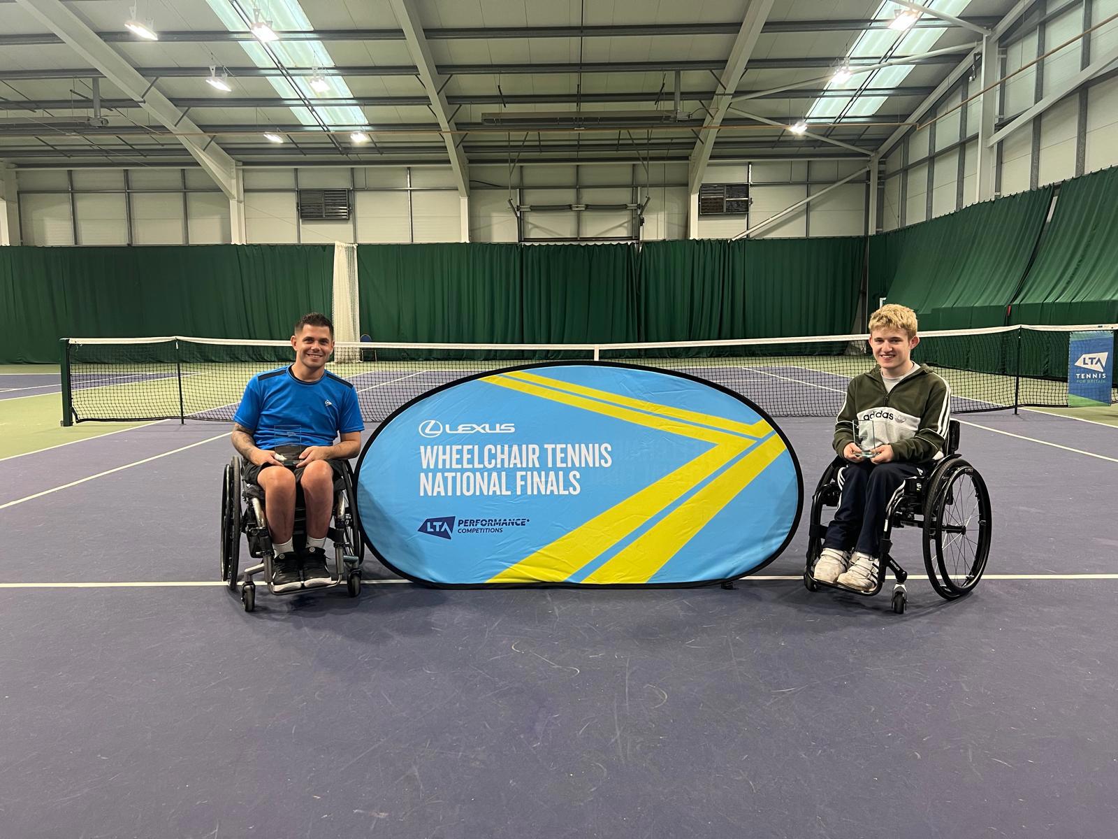 Lily Folland, Asif Abbasi & Gary Cox amongst the champions at the Lexus Wheelchair Tennis National Finals