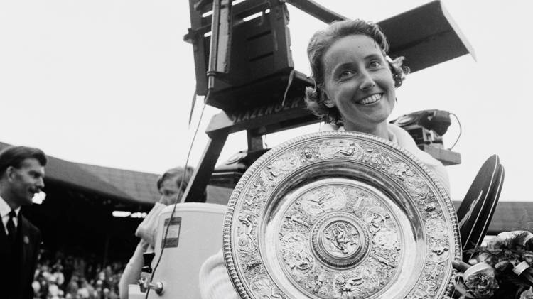 A tribute to British tennis star and former Wimbledon champion, Angela Mortimer Barrett, MBE