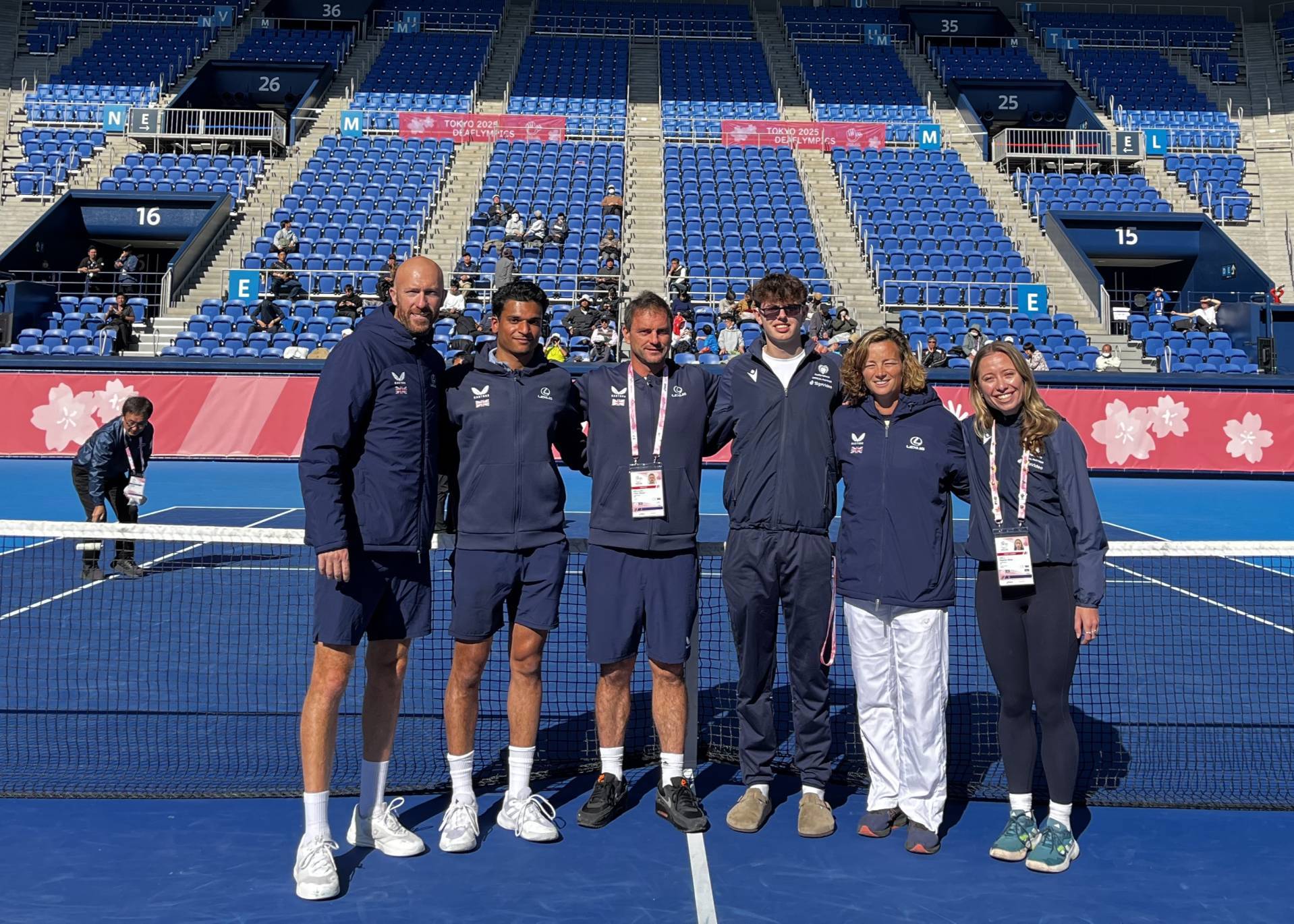 Great Britain Deaf Tennis team fly the flag in Tokyo