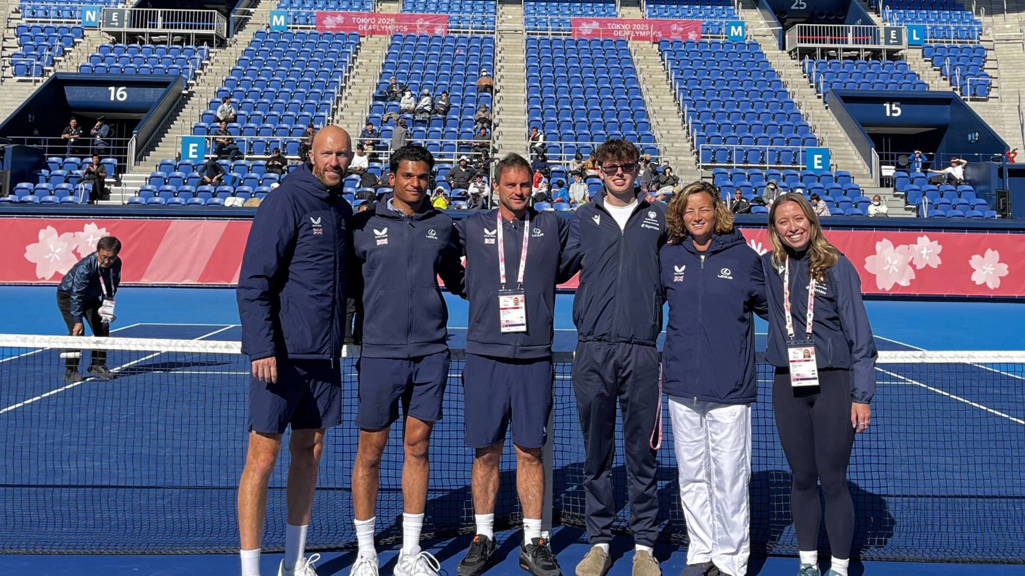 Great Britian Deaf Tennis team fly the flag in Tokyo