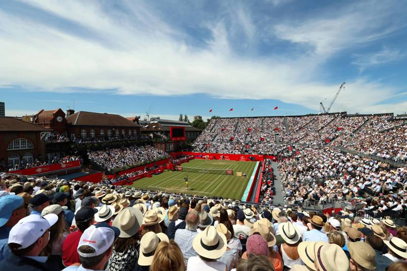 Centre Court at the HSBC Championships