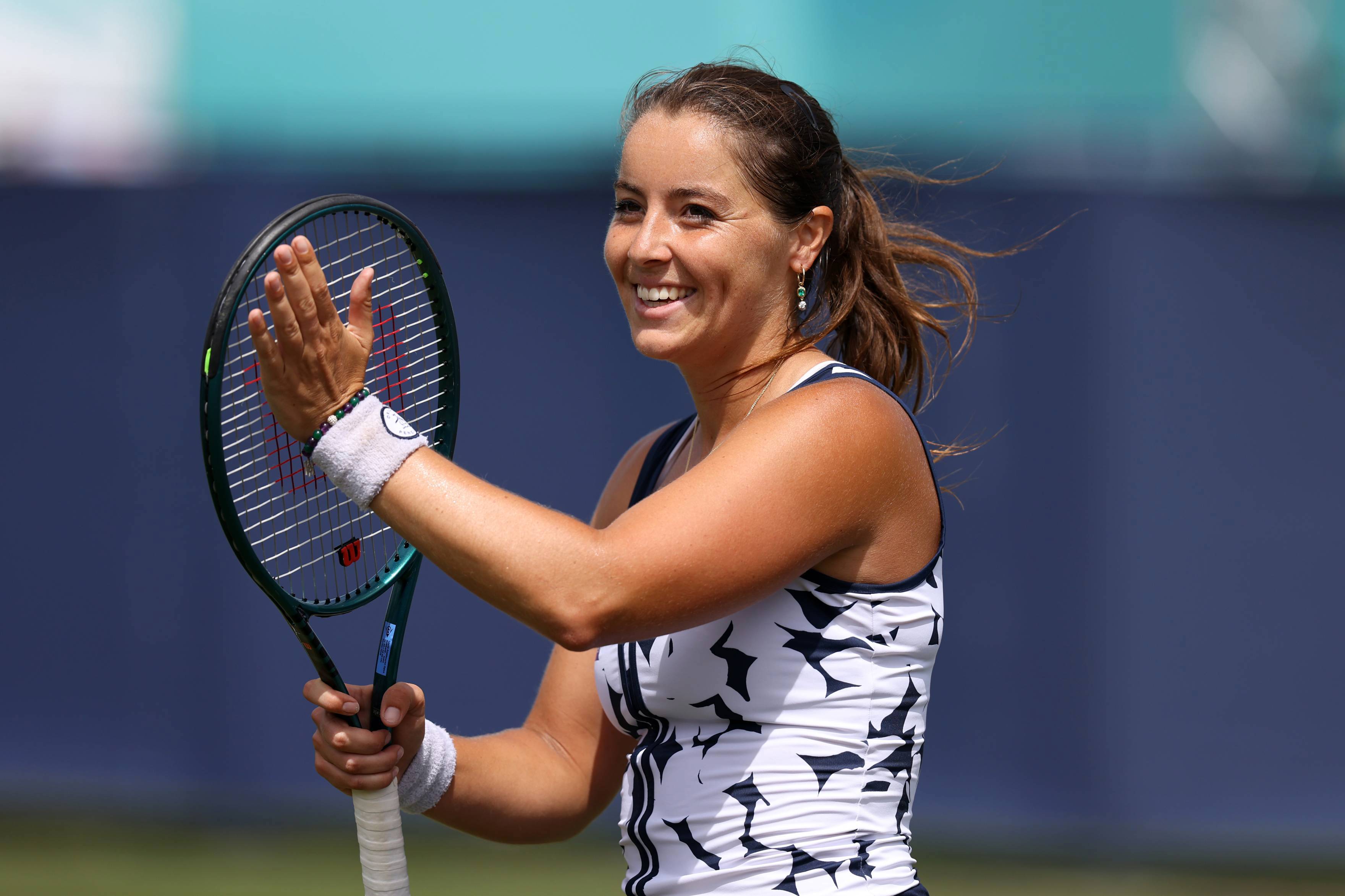 Lexus Eastbourne Open 2025: Jodie Burrage books a second round clash with Wimbledon champion
