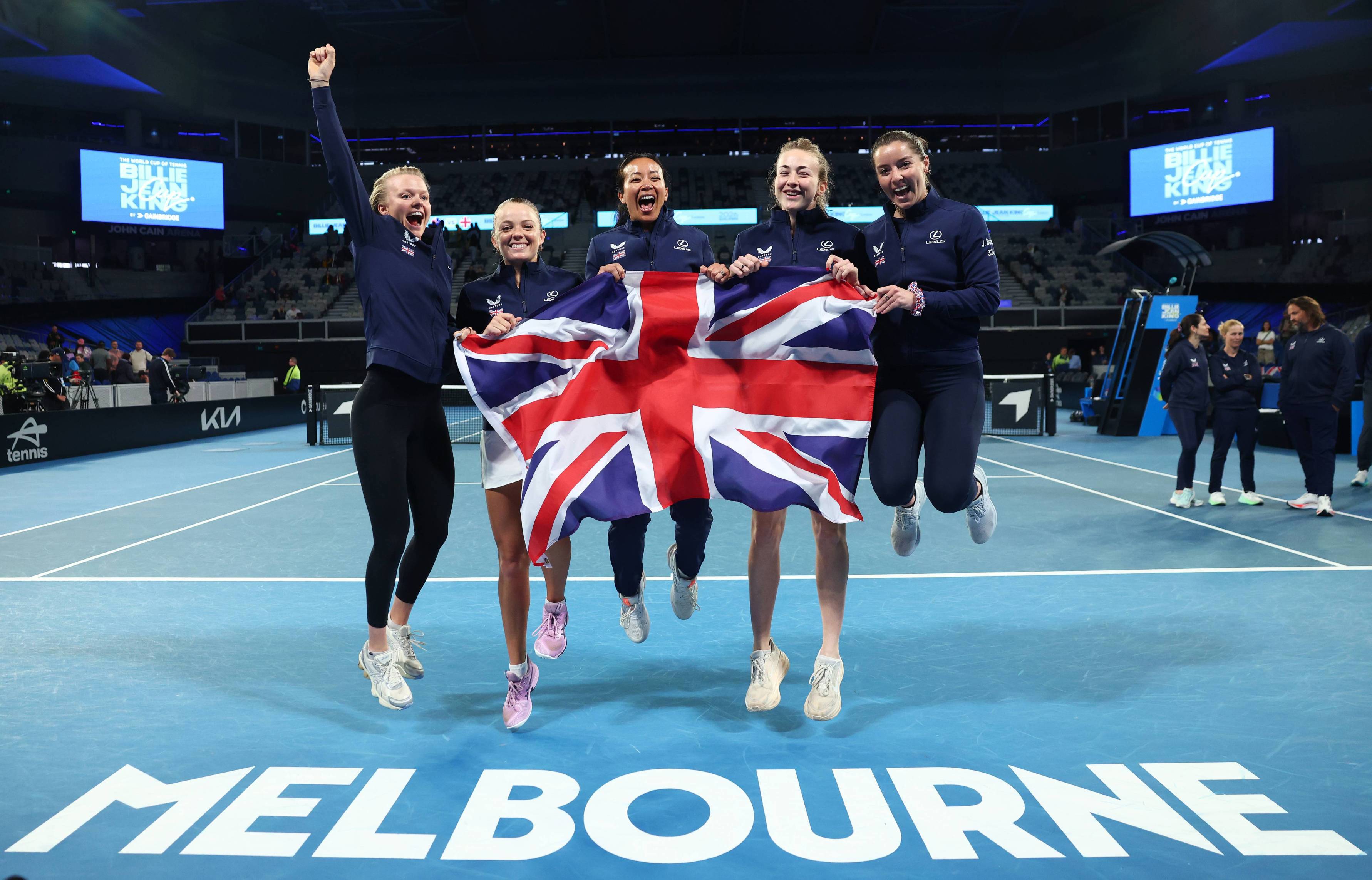 Billie Jean King Cup 2026: Behind-the-scenes for GB's win over Australia