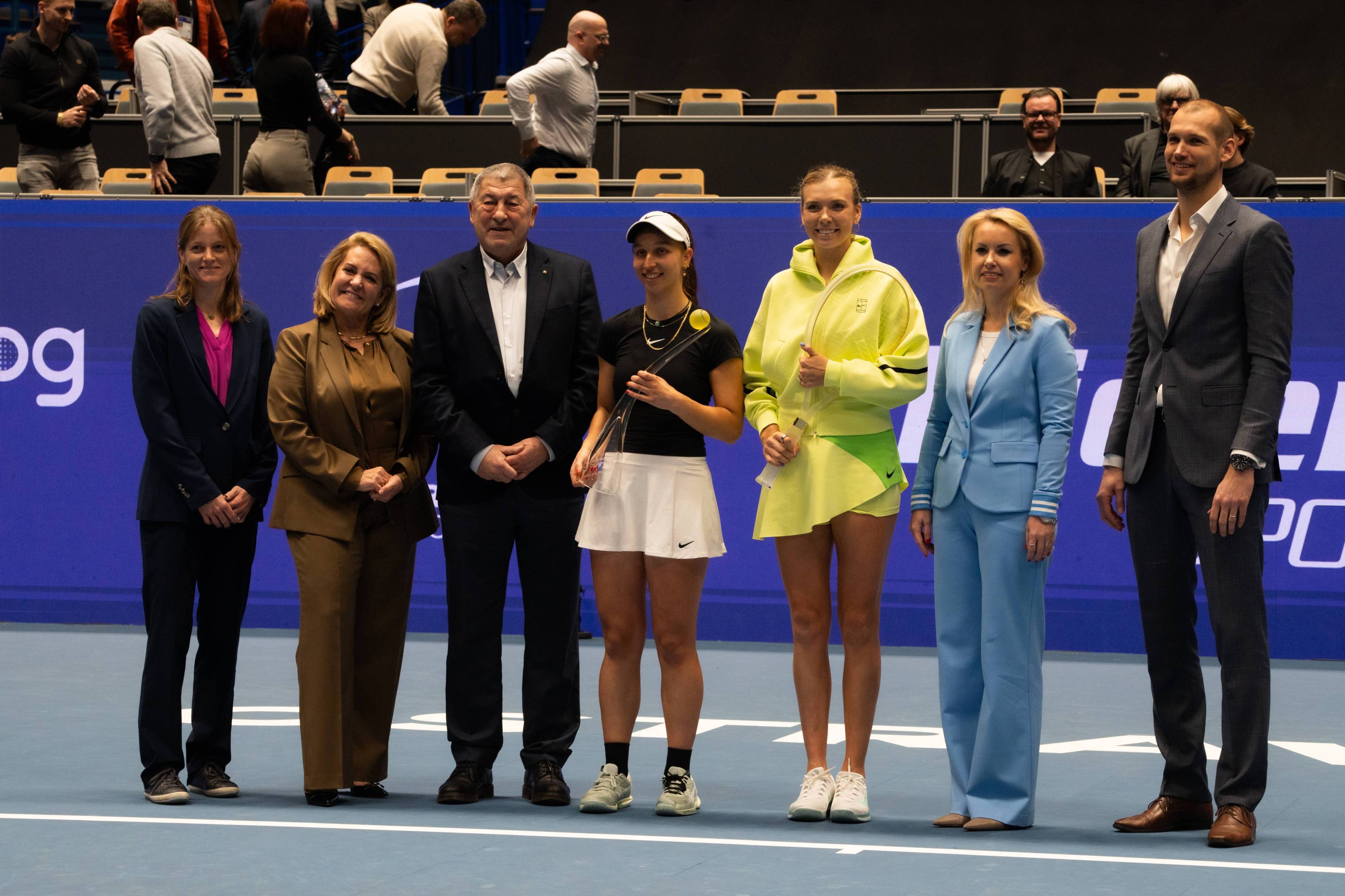 Katie Boulter wins Ostrava Open title as Emma Raducanu finishes runner-up in Romania