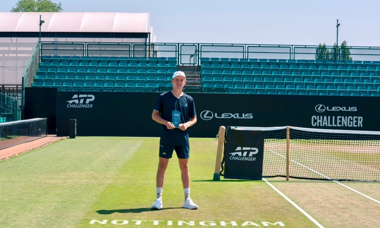 Henry Searle leads British clean sweep as summer grass court tennis season concludes in Nottingham