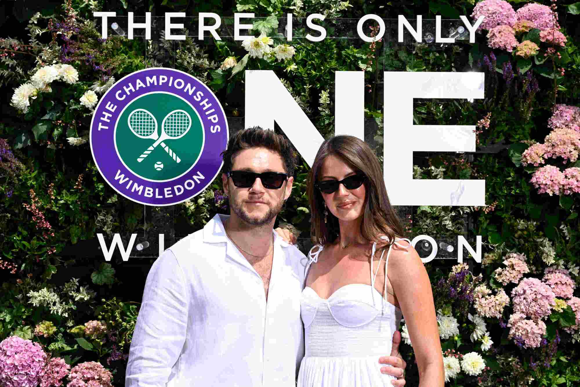 Niall Horan and girlfriend Amelia at Wimbledon