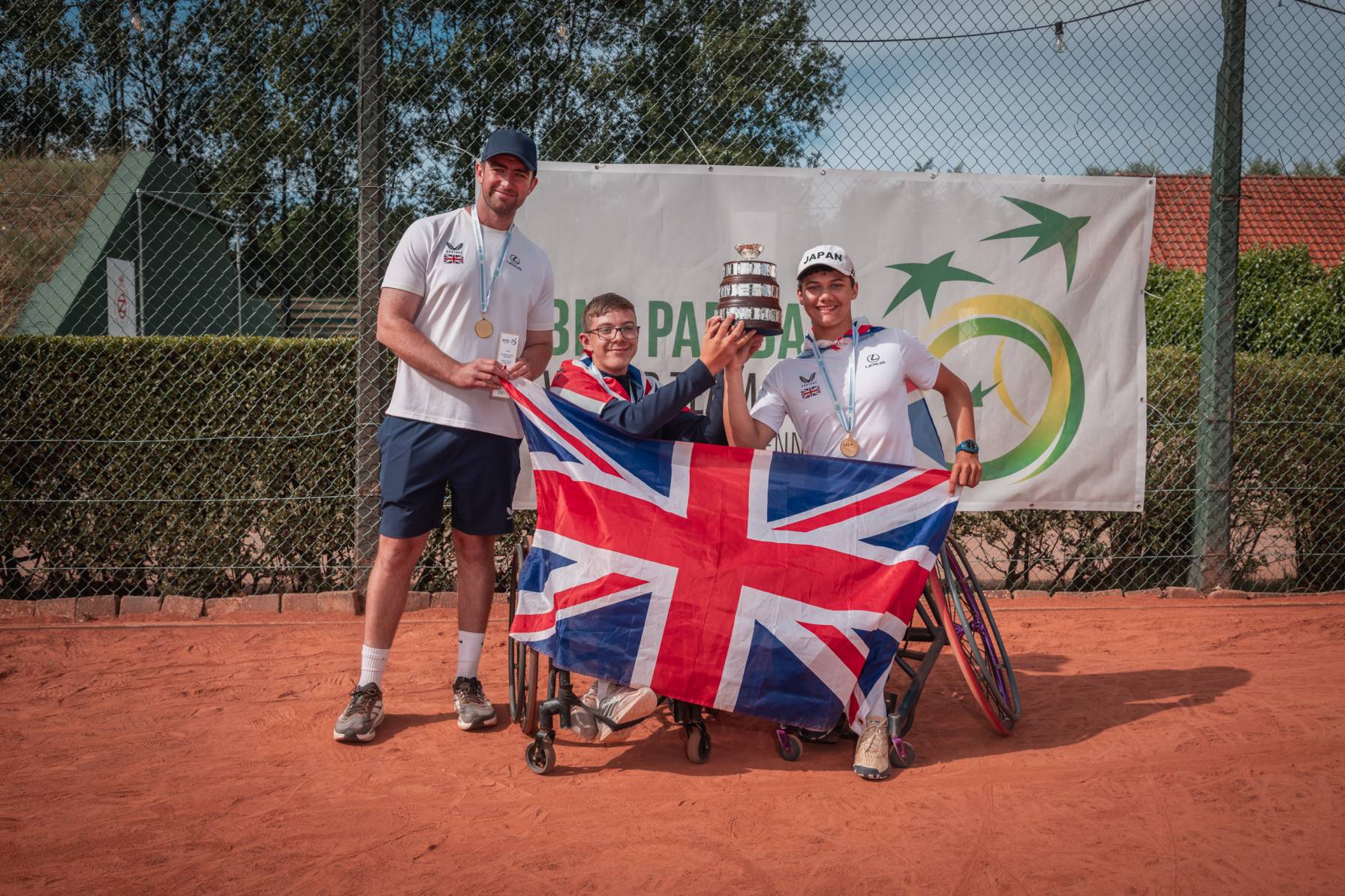 GB Junior World Team Cup boys' team holding the 2026 title
