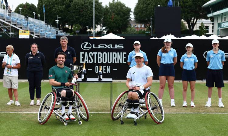 Lexus Eastbourne Open 2026: Gordon Reid becomes second Brit to win men's wheelchair singles