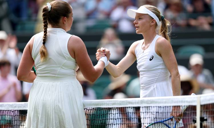 Wimbledon 2026: Harriet Dart beaten by former Grand Slam champion Jelena Ostapenko in first round