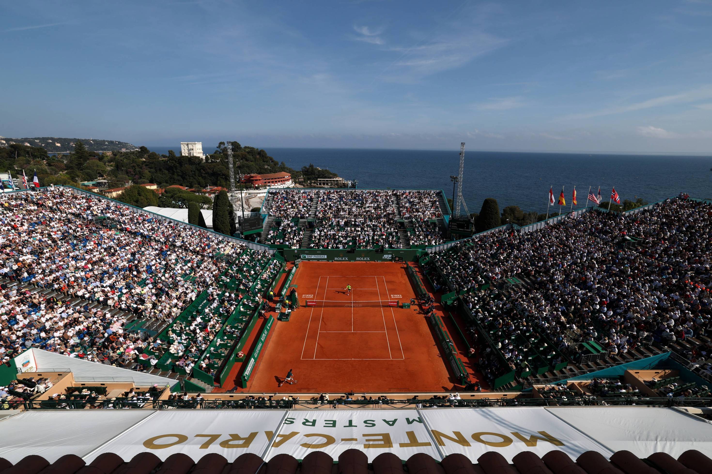 General court view of the Rolex Monte Carlo Masters