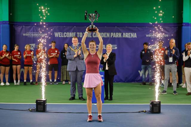 Lexus Wrexham Open 2026: Britain's Hannah Klugman wins singles title