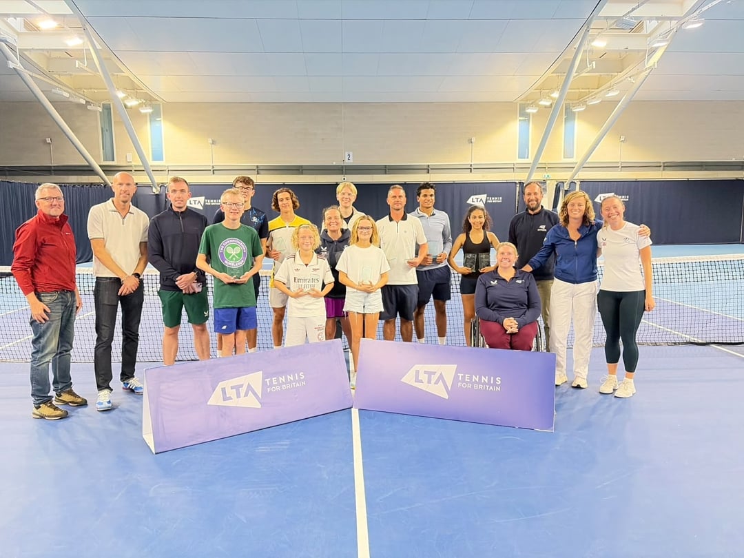 The winners and finalists gather for a group photo