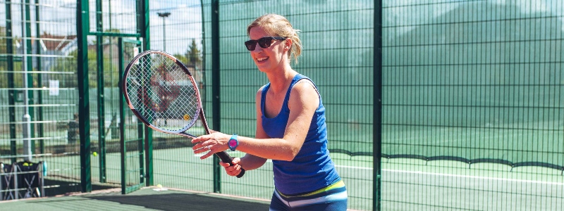 Claire Walford in action