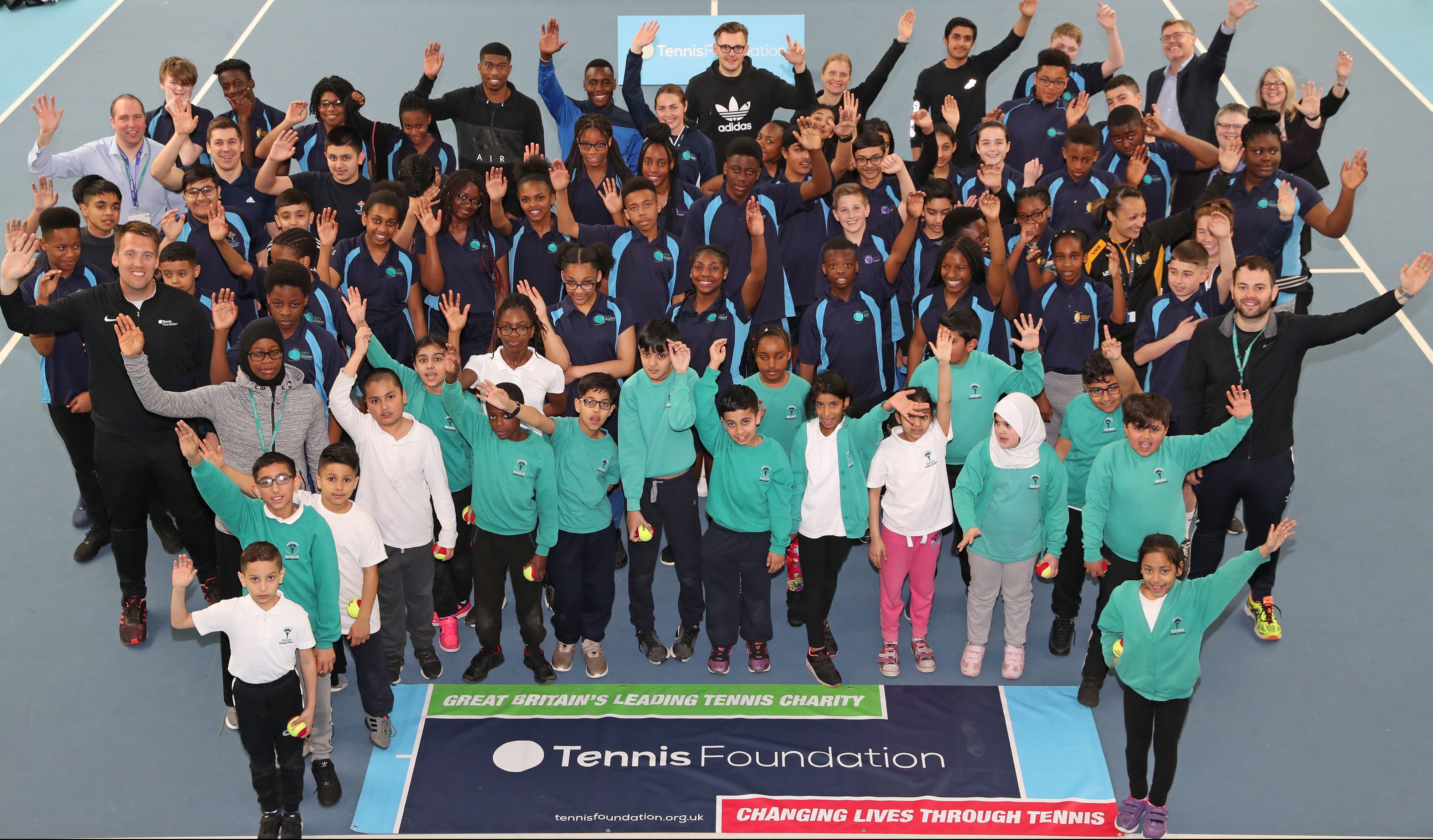 primary school CORE tennis session group