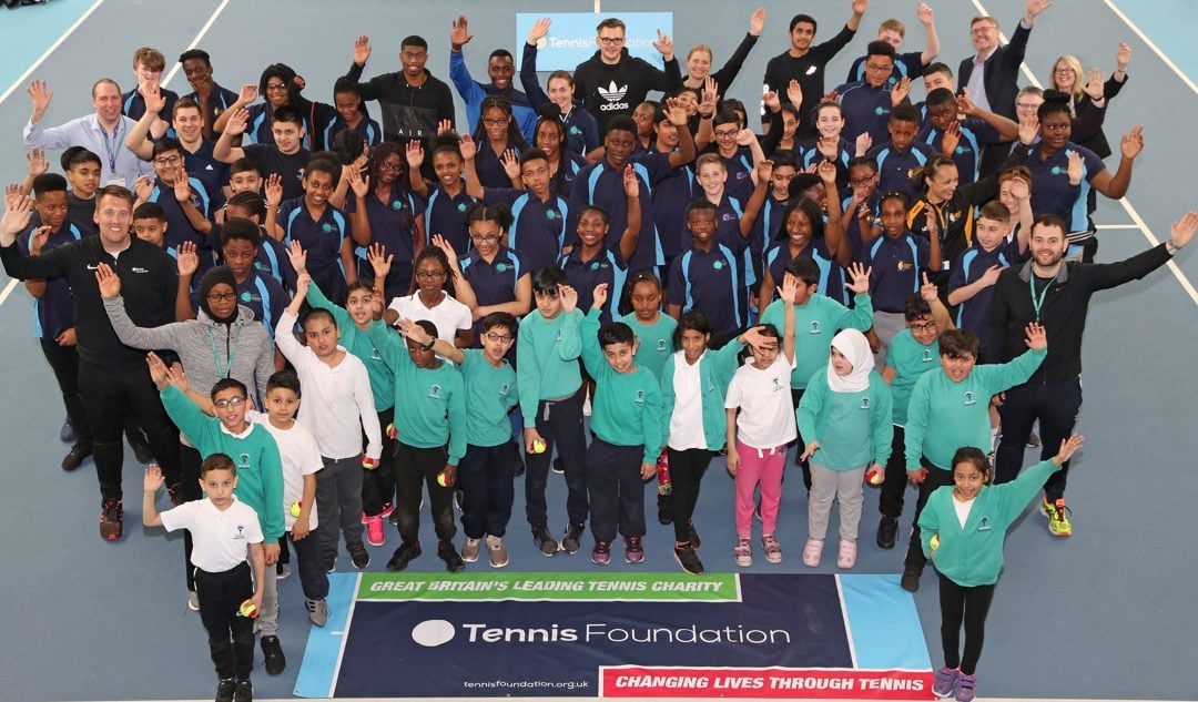 primary school CORE tennis session group