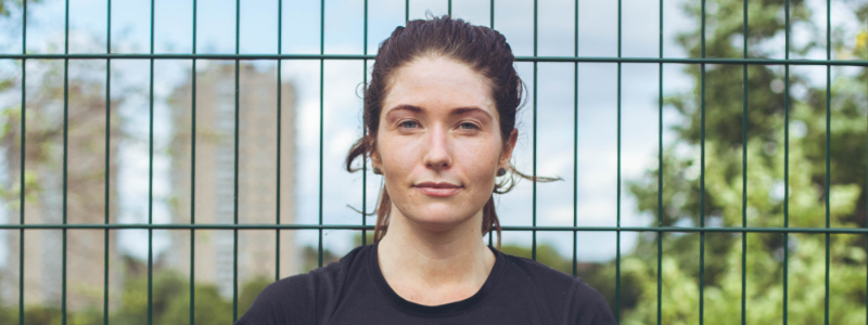 Close up of Emma Oliver