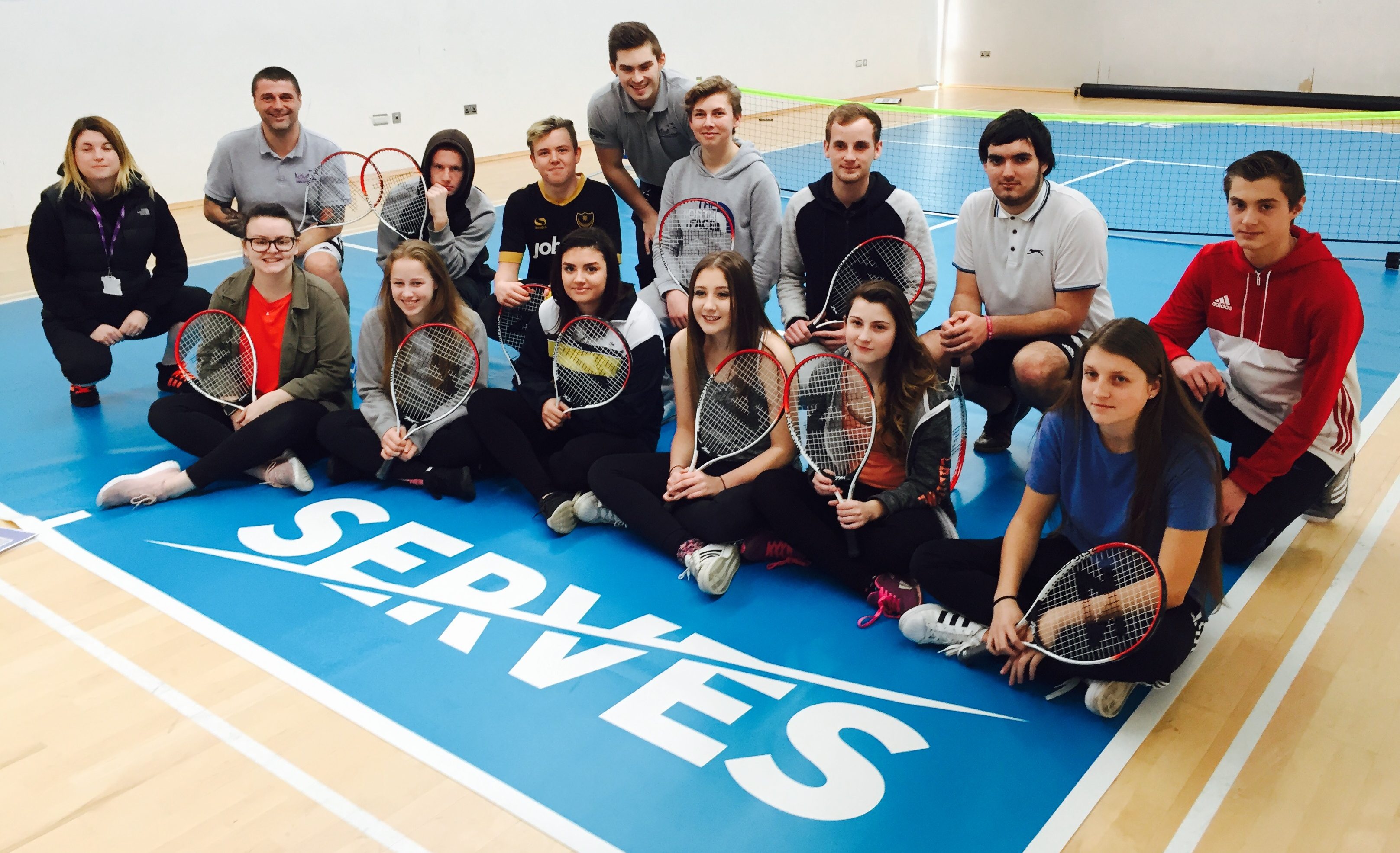 SERVES session group at Leigh park