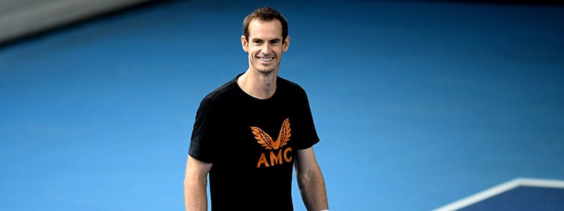 Andy Murray smiling