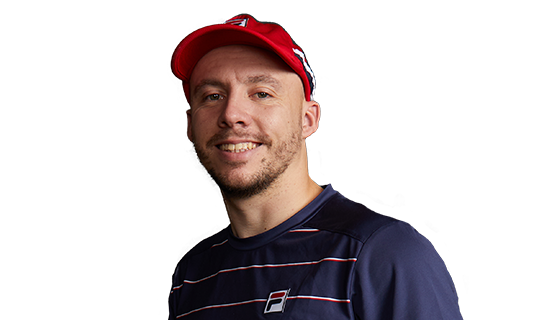 A headshot of British wheelchair tennis player Andy Lapthorne.