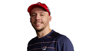 A headshot of British tennis player Andy Lapthorne.
