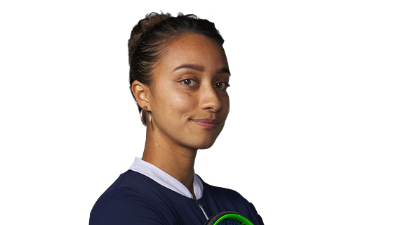 A headshot of British tennis player Eden Silva.