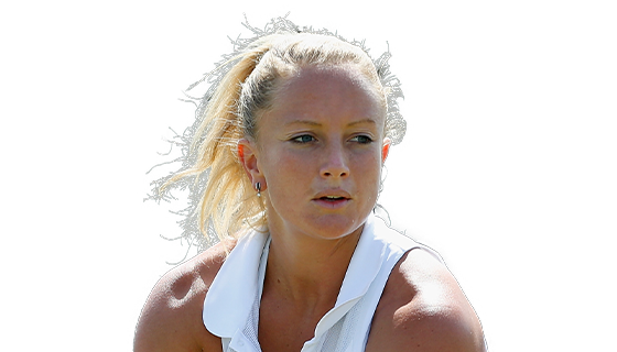 A headshot of British tennis player Emily Webley-Smith.