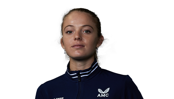 A headshot of British tennis player Katie Swan.