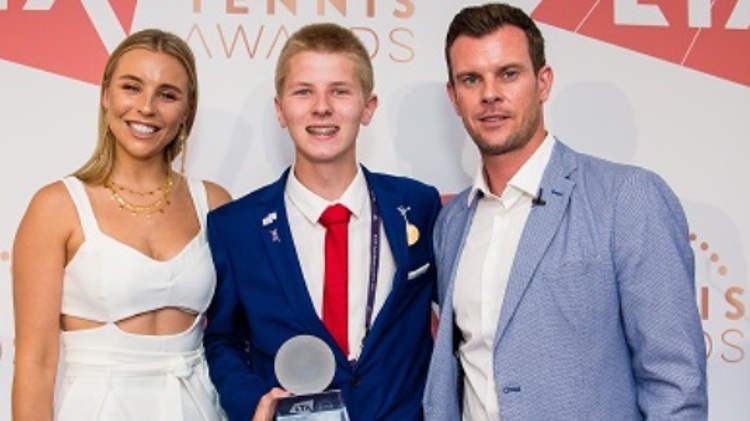 Jonathon Dawes with ITV presenters
