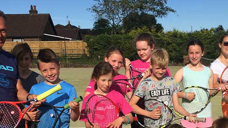 Matt Ward and kids involved in Team Challenge